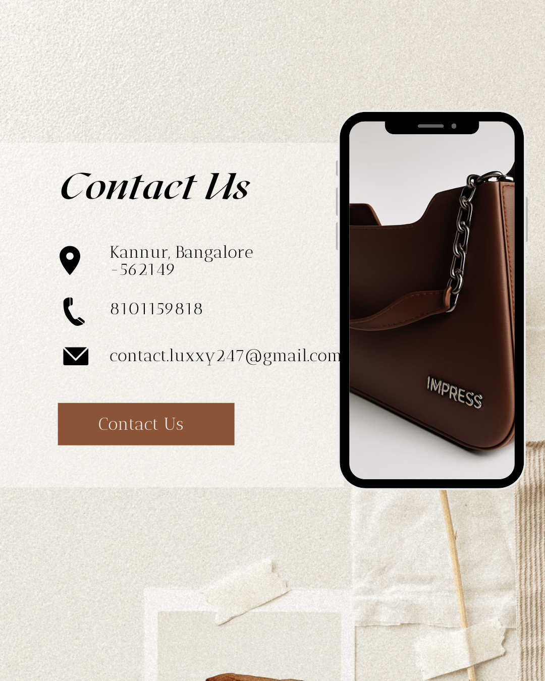 LuXxy.Shop- Premium SQUARE Hand Bag With Extra Strap